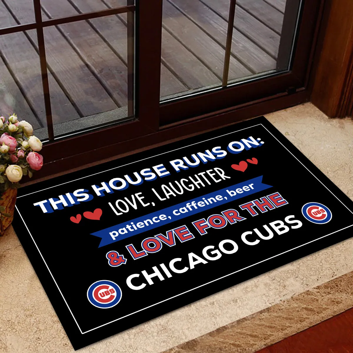 This House Runs On CCGC - Anti Slip Indoor Doormat