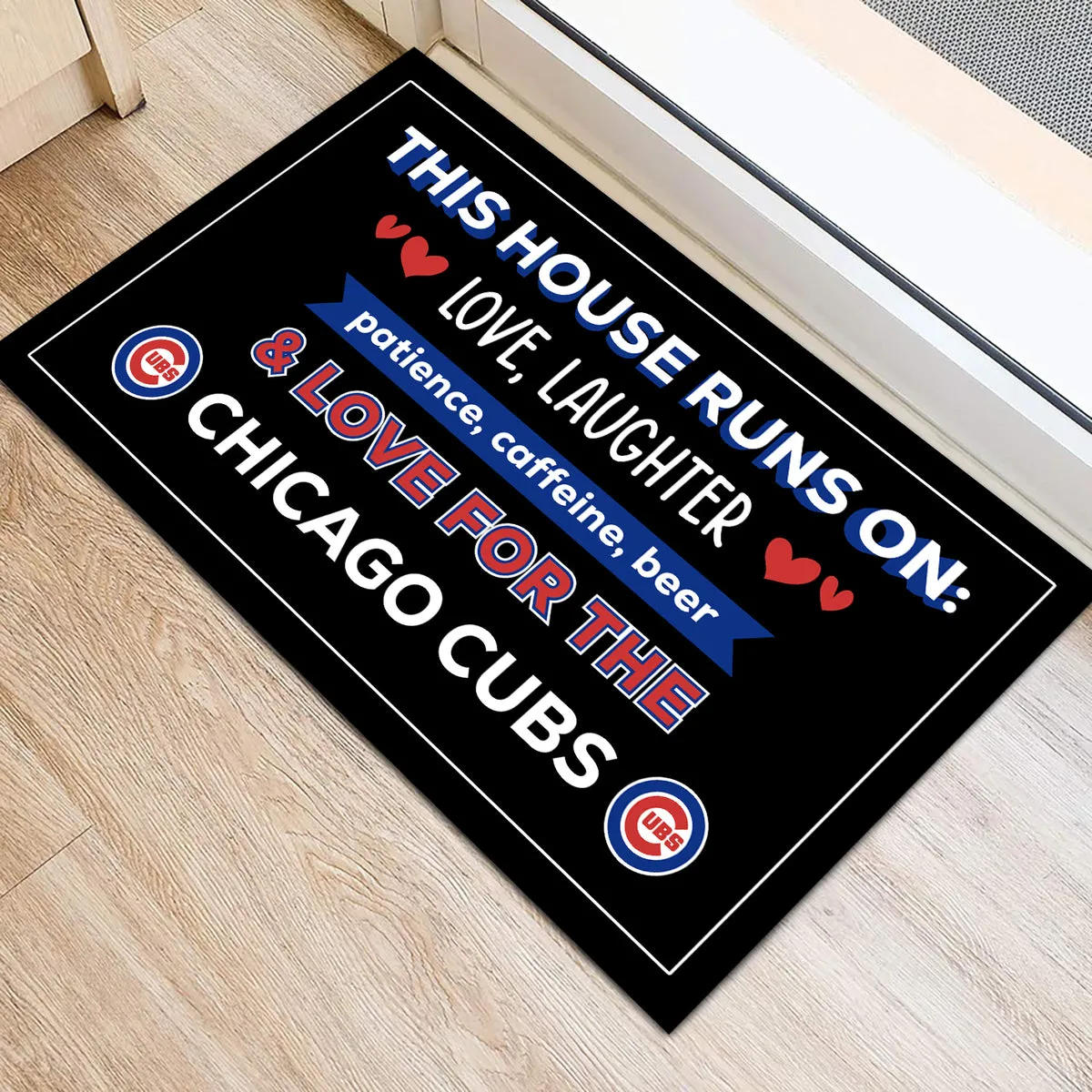 This House Runs On CCGC - Anti Slip Indoor Doormat