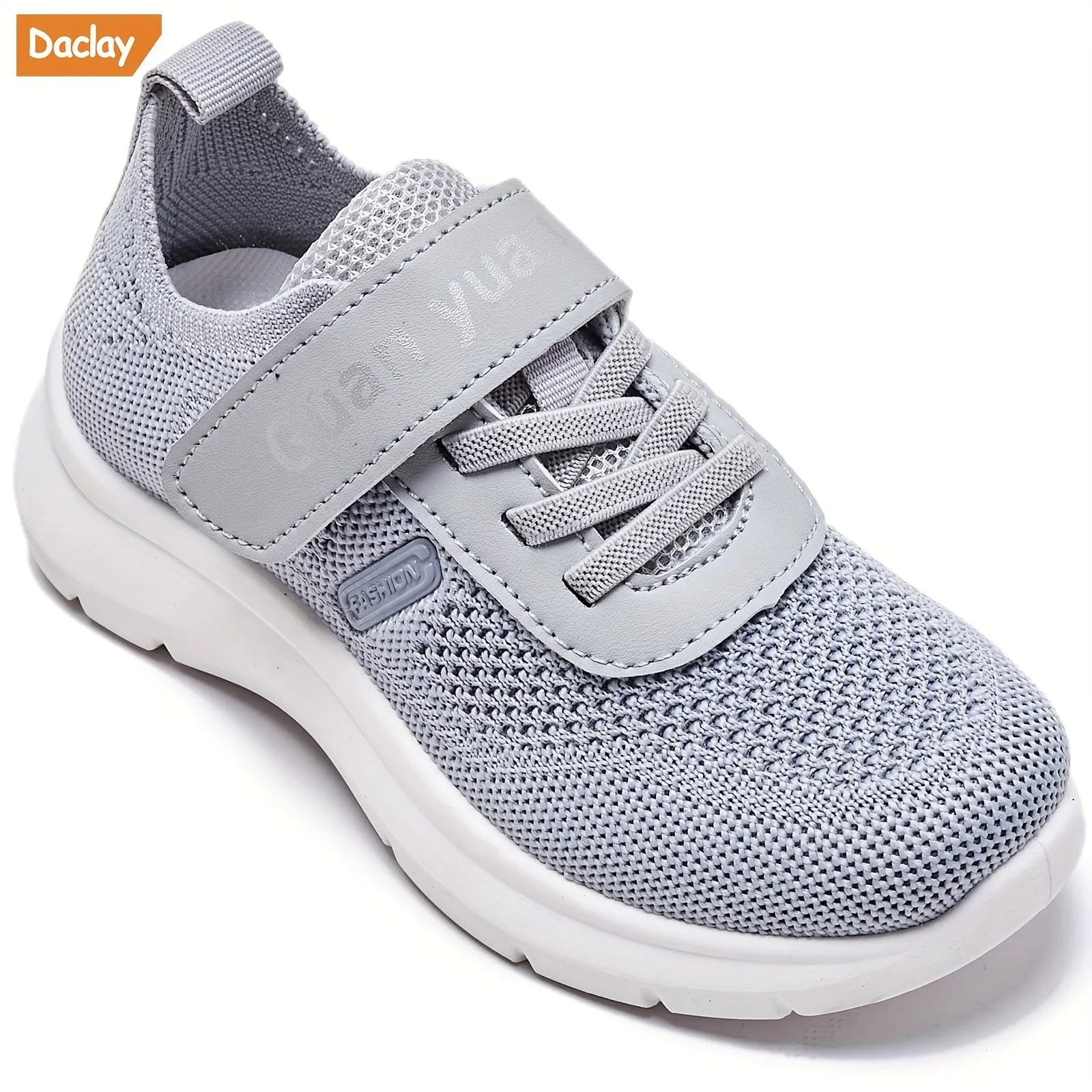 Trendy Woven Knit Breathable Sneakers, FS