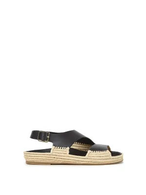 TULLIE COWHIDE BLACK