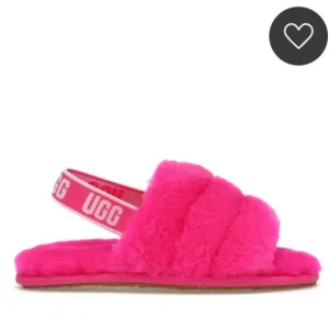 UGG TODDLER FLUFF YEAH ROCK ROSE SLIDES 6