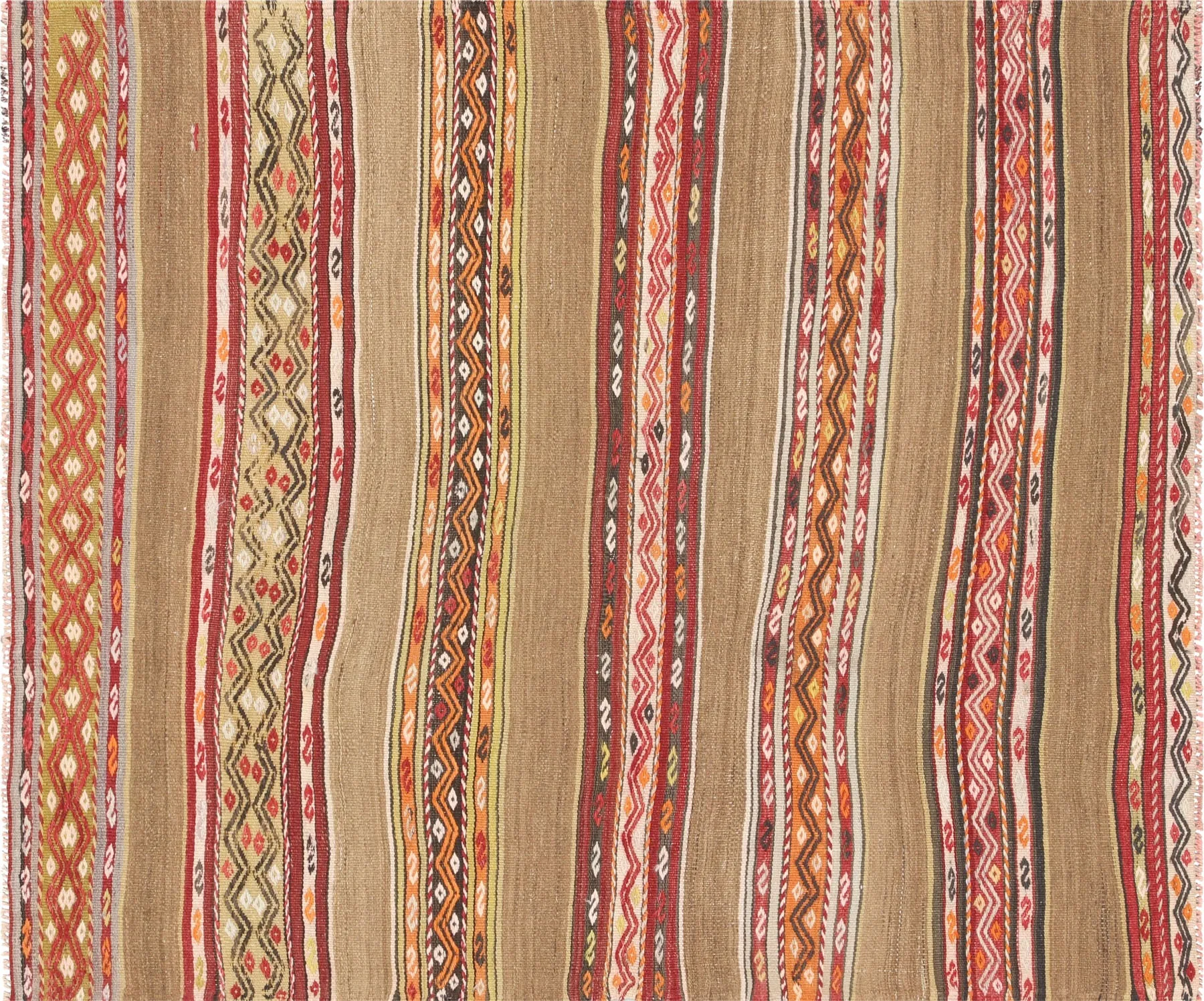 Vintage Turkish Kilim - 4'4" x 5'1"