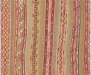 Vintage Turkish Kilim - 4'4" x 5'1"