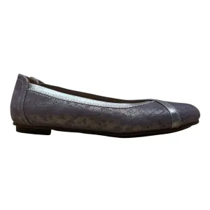 Vionic Women’s Metallic Purple Snake Print Slip-On Caroll Ballet Flats Size 5