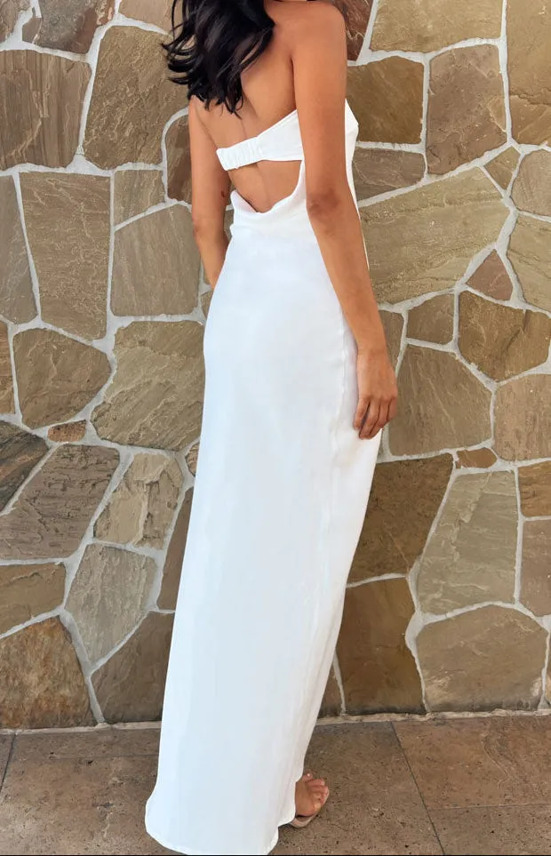 White maxi dress Giulia 