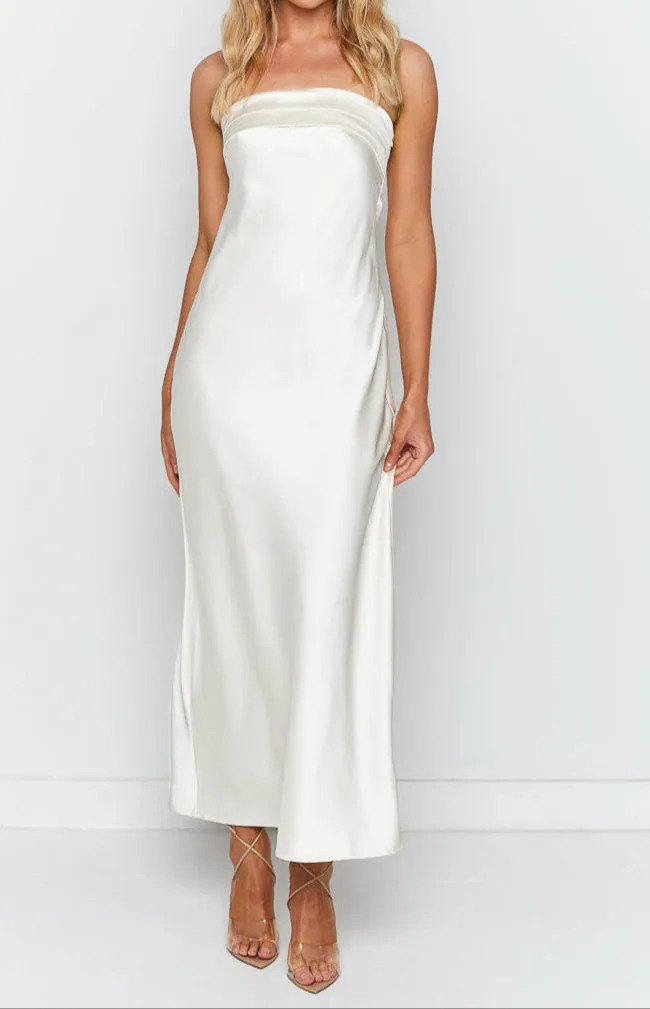 White maxi dress Giulia 