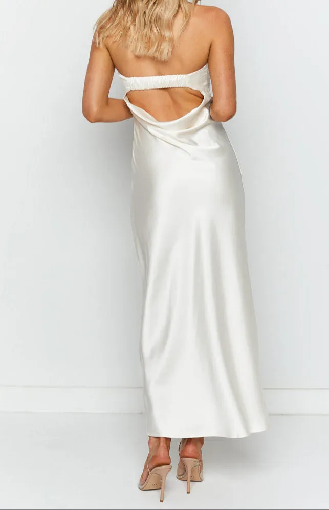 White maxi dress Giulia 