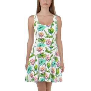 Wild Flowers Skater Dress Radiates Vibrant Style
