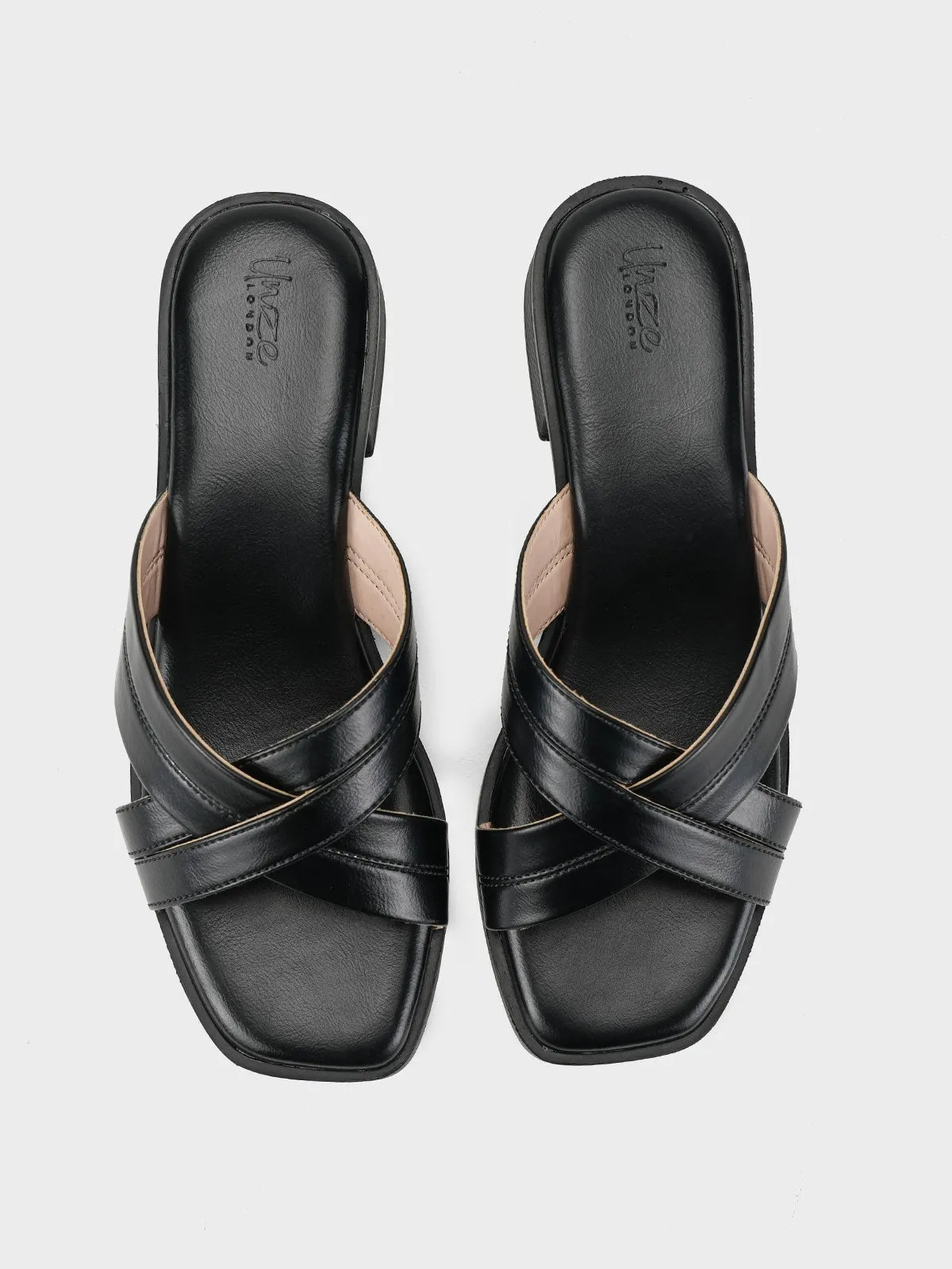 Women "DERON" Elegant Block Heel Sandals