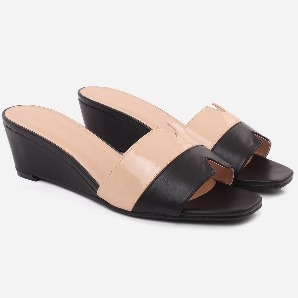 Women "GISELE" Chunky Wedge Heel Sandals