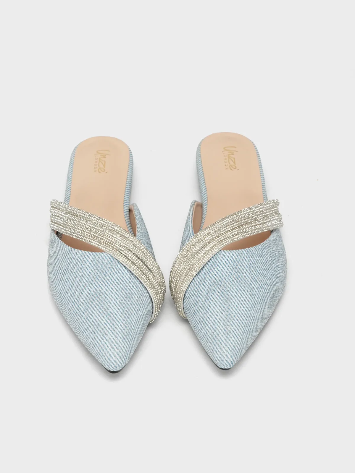 Women "MACARIA" Pointed Slide-in Slippers