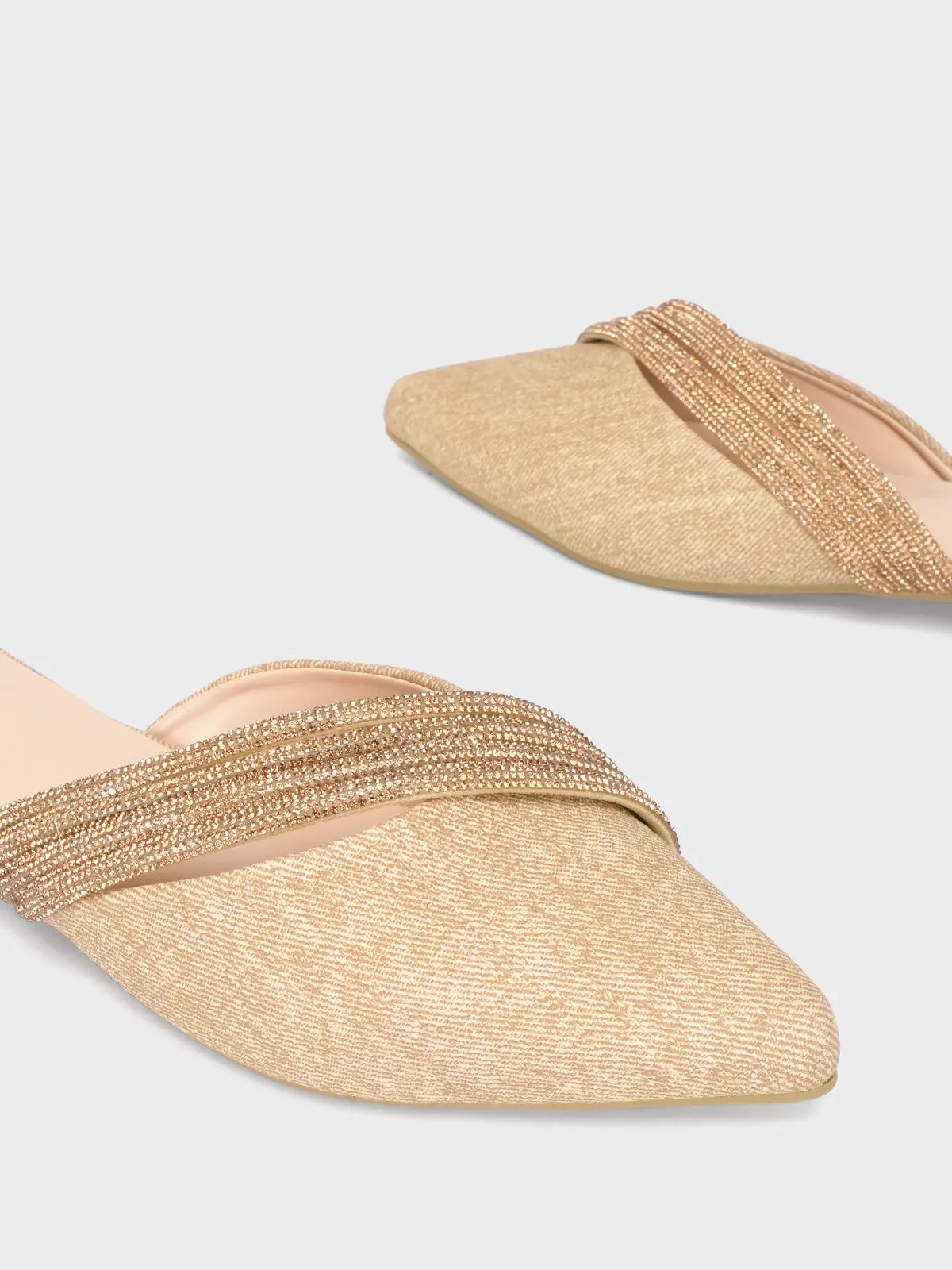 Women "MACARIA" Pointed Slide-in Slippers