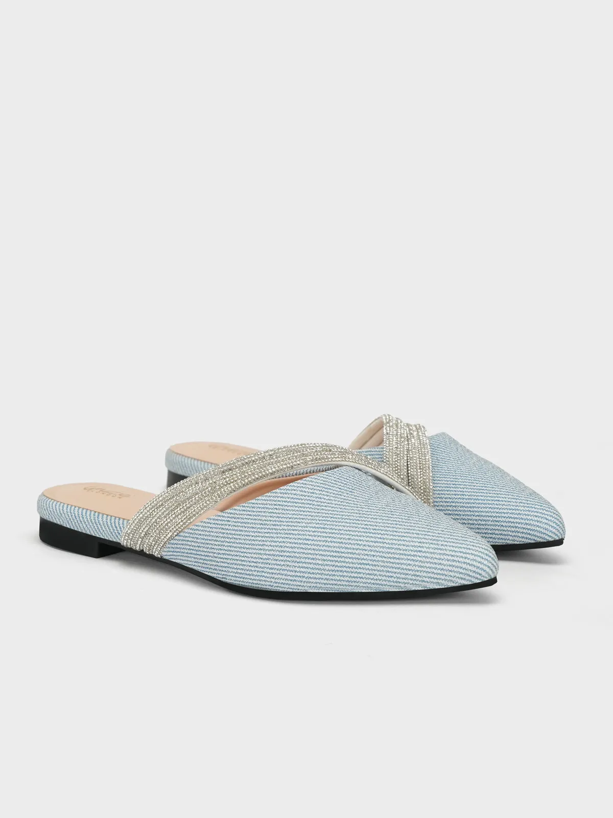 Women "MACARIA" Pointed Slide-in Slippers