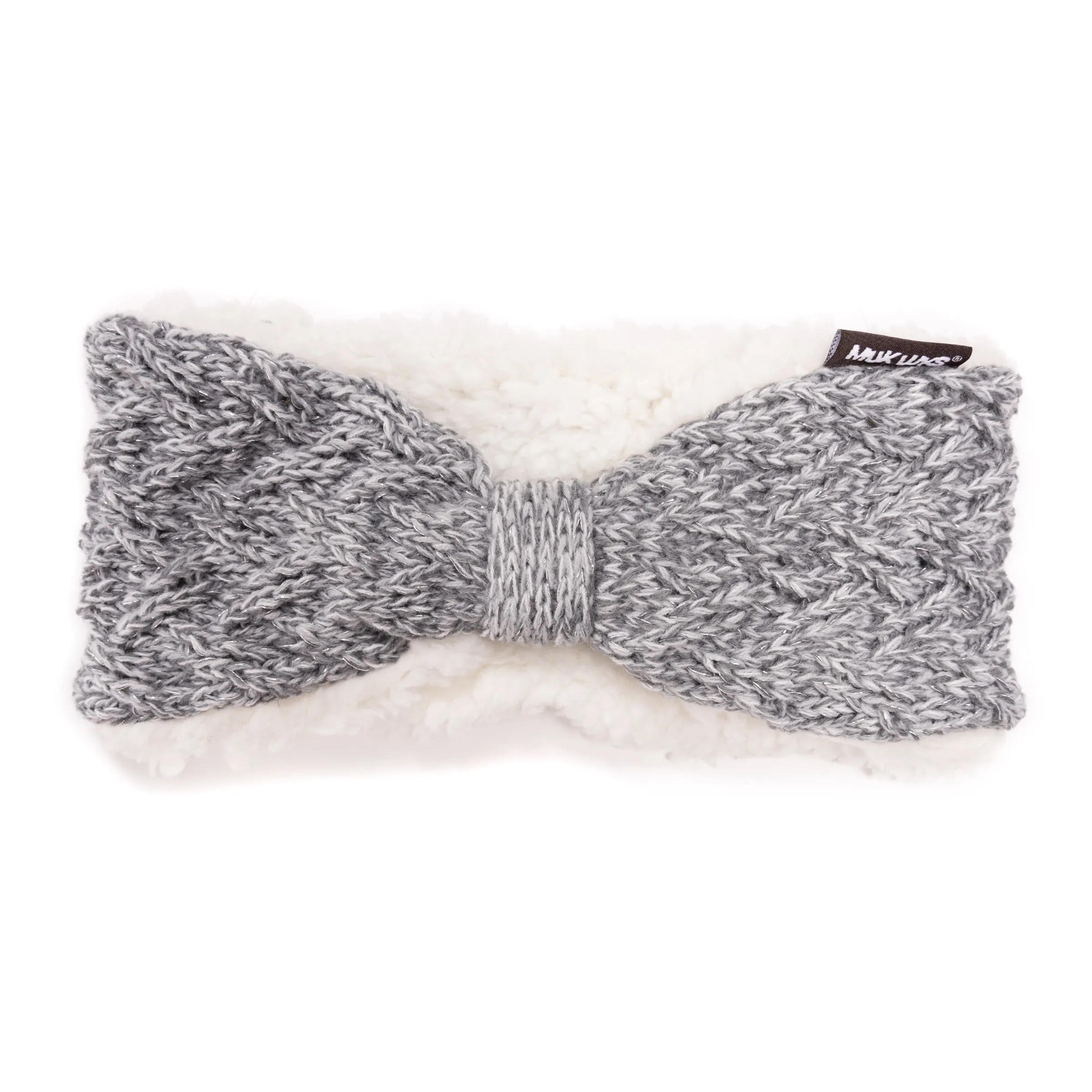 Women's Knotted Lurex Cable Headband