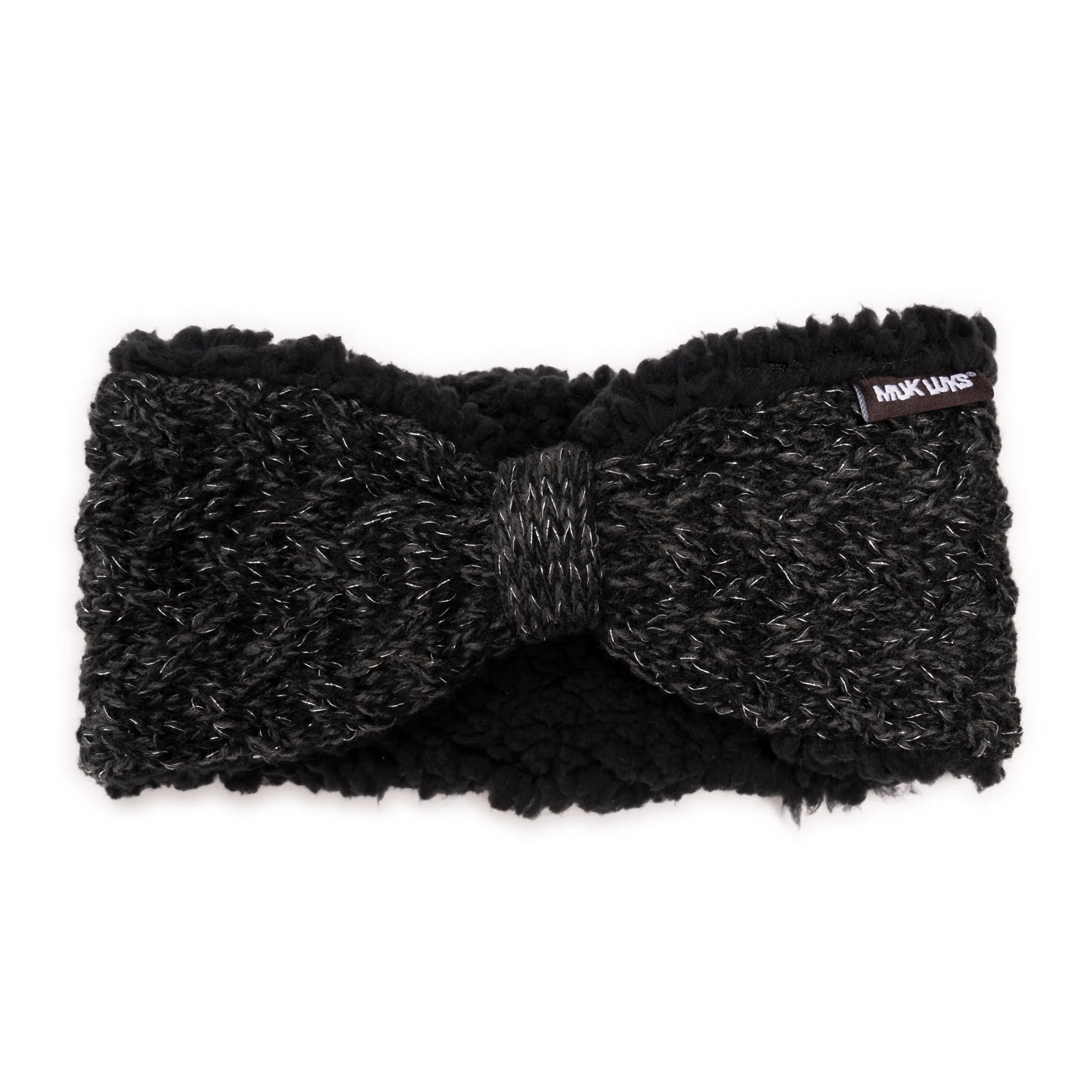 Women's Knotted Lurex Cable Headband