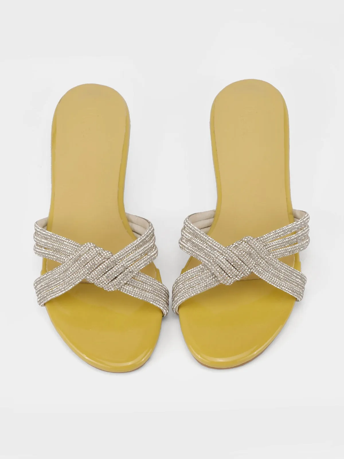 Women's "ANIKE"Crystals Evening Slippers