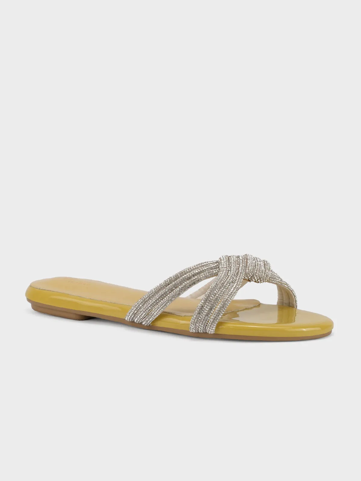 Women's "ANIKE"Crystals Evening Slippers