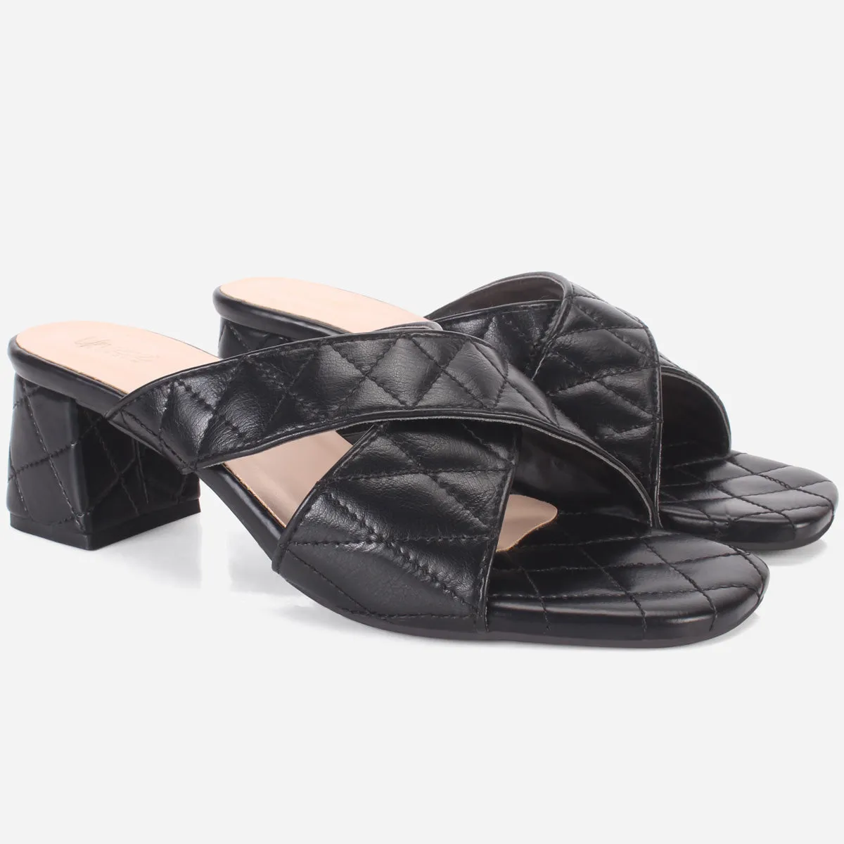 Women's "BAHITI" Quilted Crossbody Designer Sandals