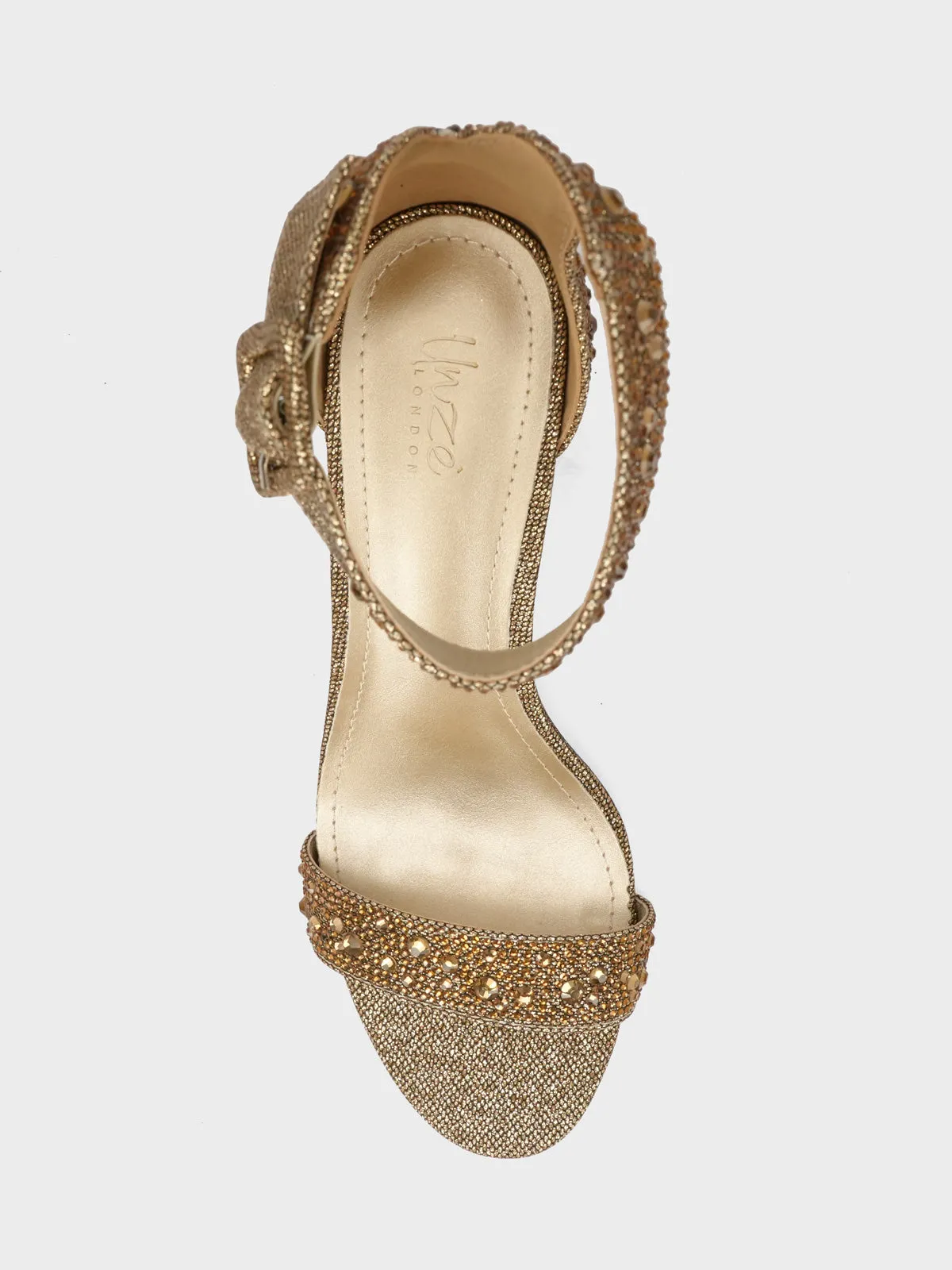 Womens "CYNZIA" Diamante Evening Sandals