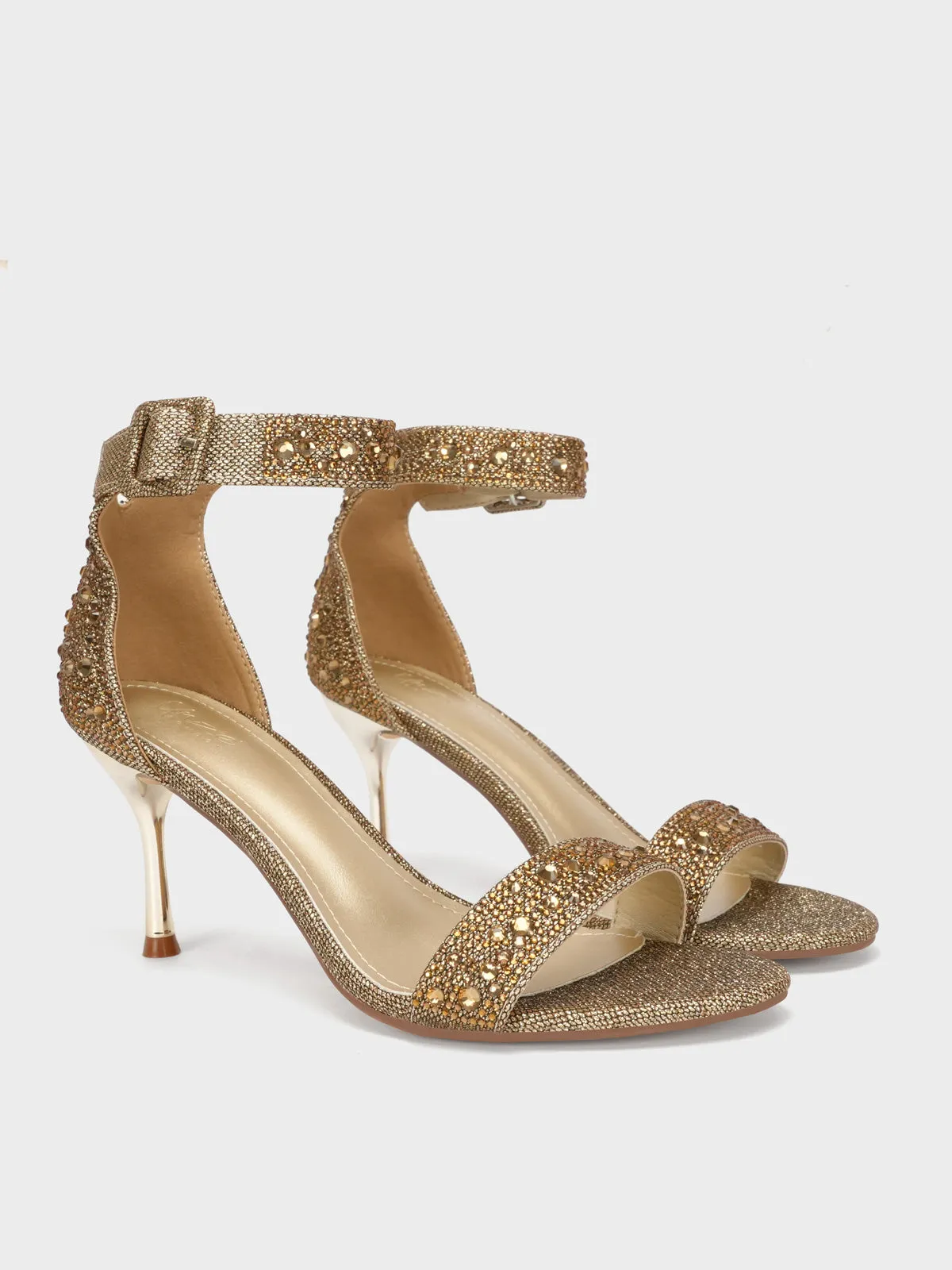 Womens "CYNZIA" Diamante Evening Sandals