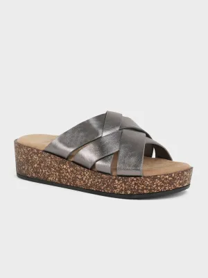 Womens "FINOLA" Open Toe Casual Slippers