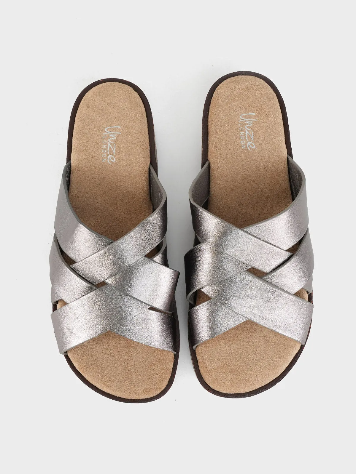 Womens "FINOLA" Open Toe Casual Slippers