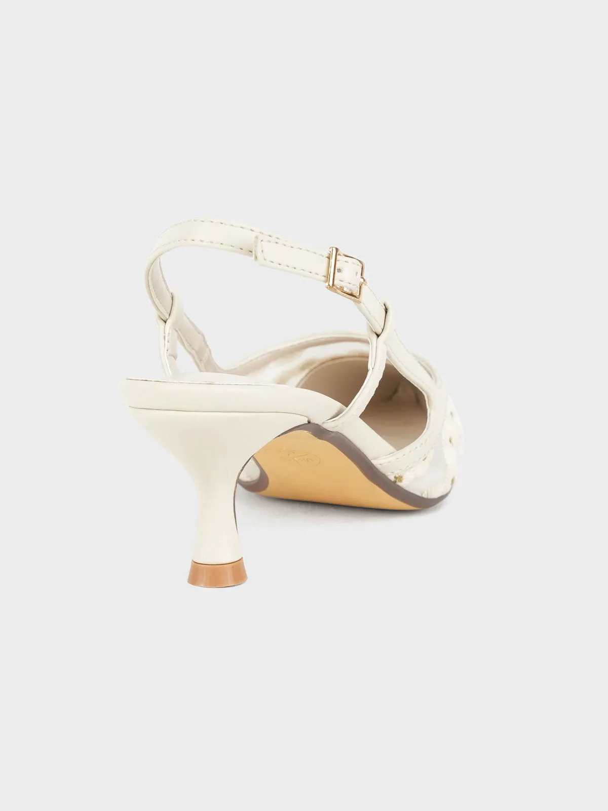 Womens "MINA" Spool Heels Sandals