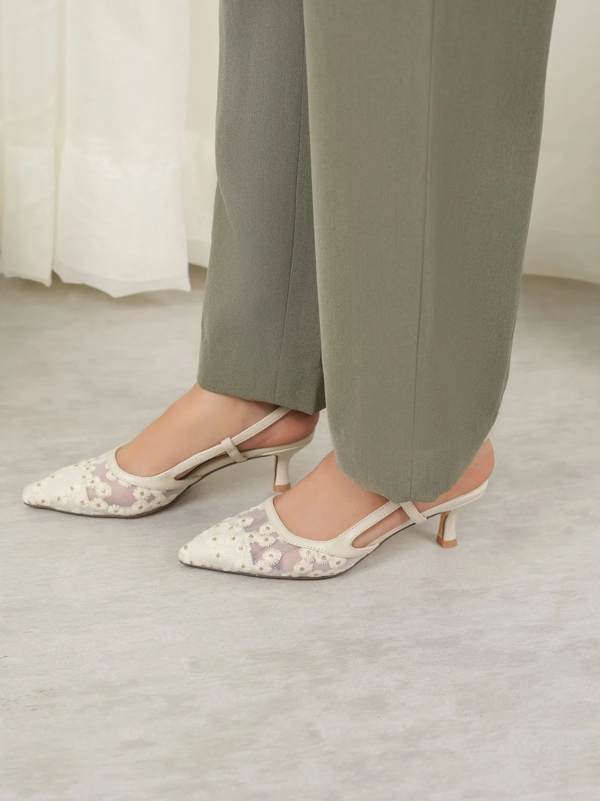 Womens "MINA" Spool Heels Sandals