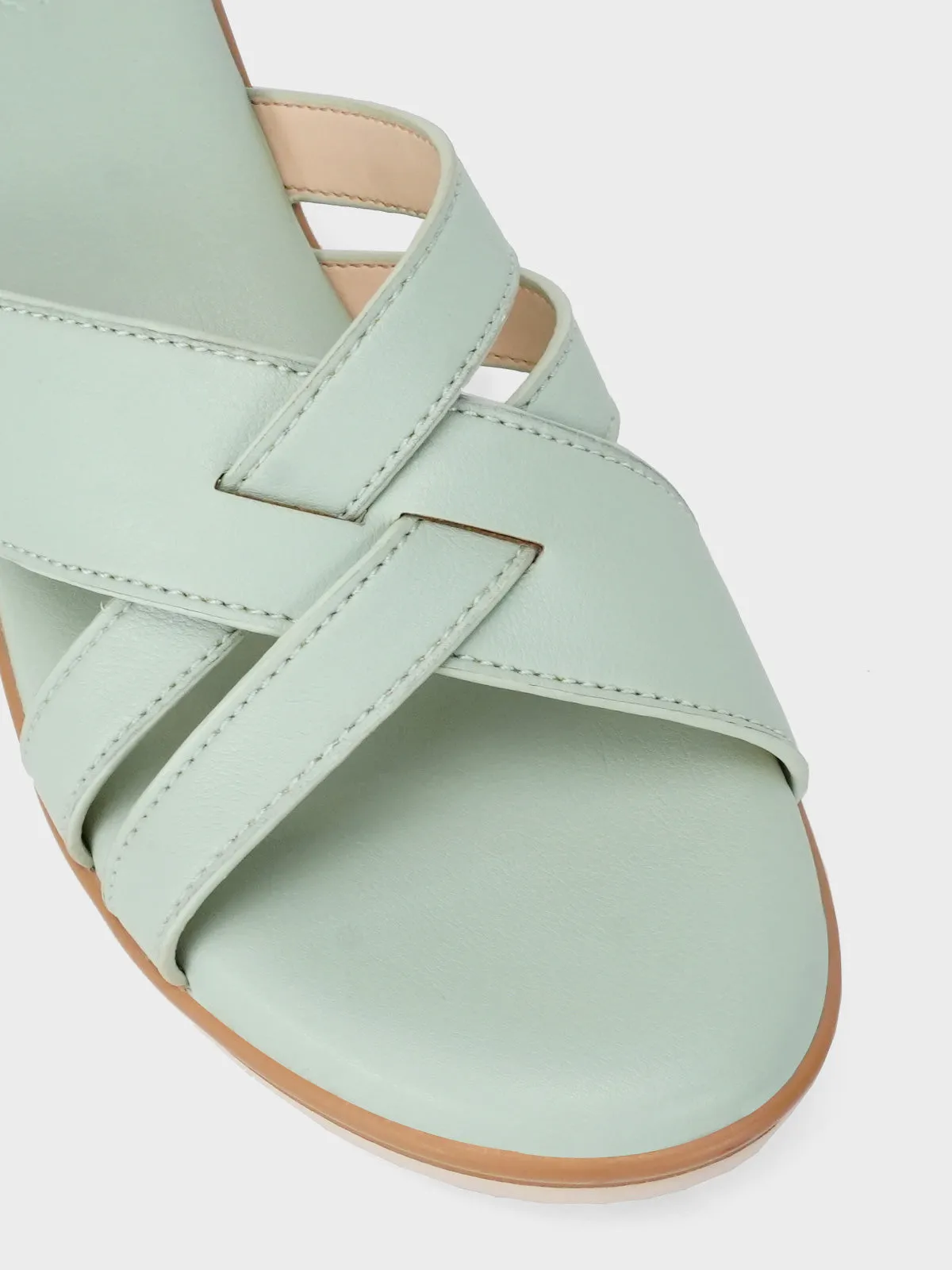 Womens "ZAREK" Open Toe Comfort Slippers