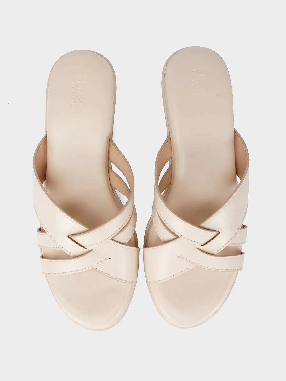 Womens "ZAREK" Open Toe Comfort Slippers