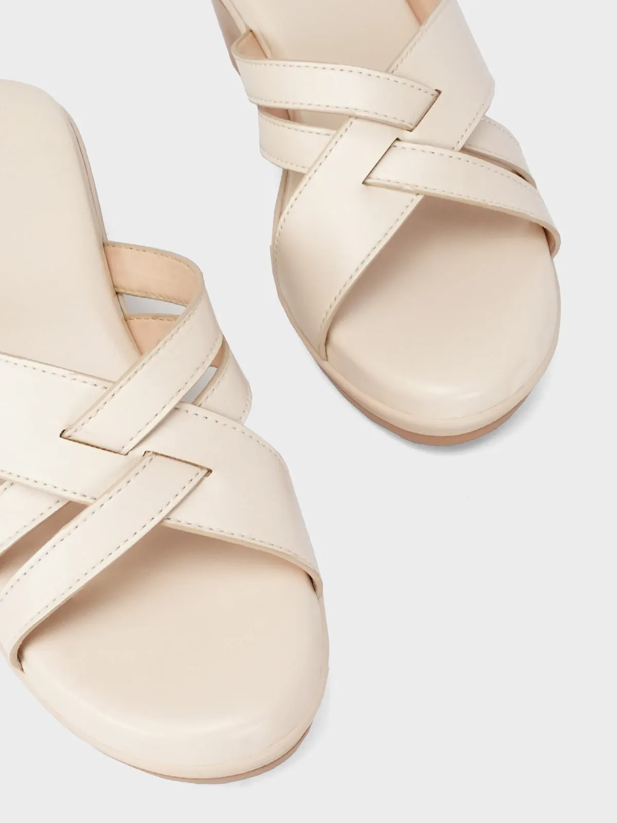 Womens "ZAREK" Open Toe Comfort Slippers