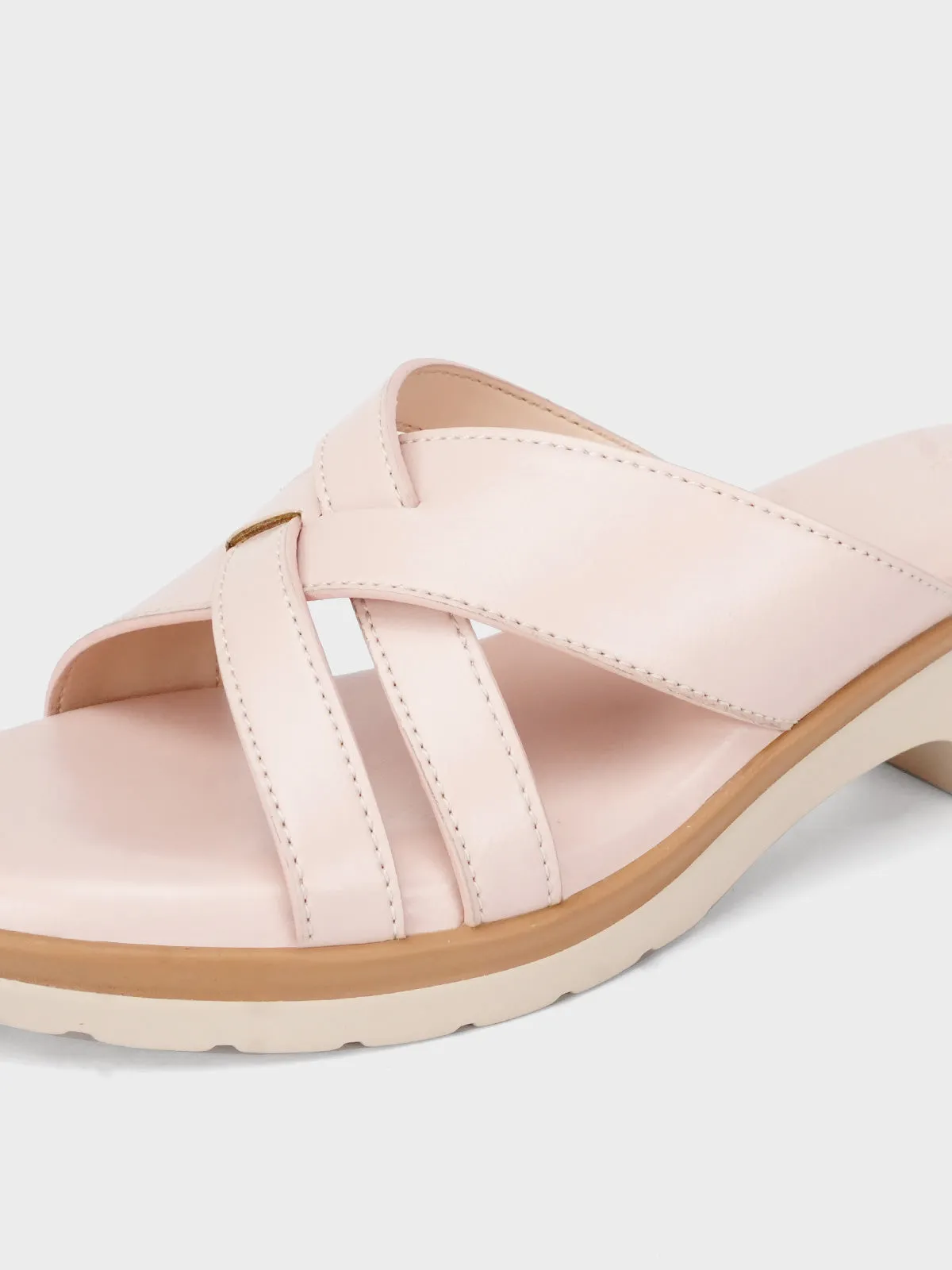 Womens "ZAREK" Open Toe Comfort Slippers