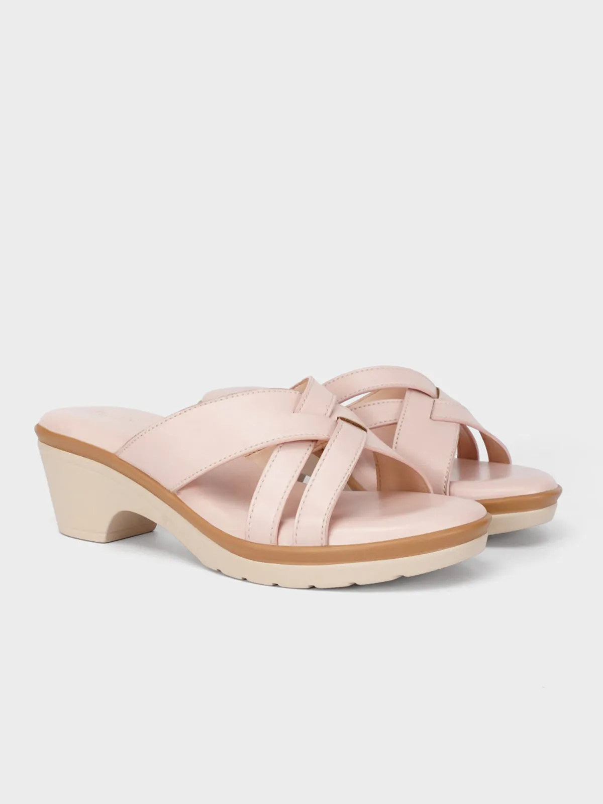 Womens "ZAREK" Open Toe Comfort Slippers