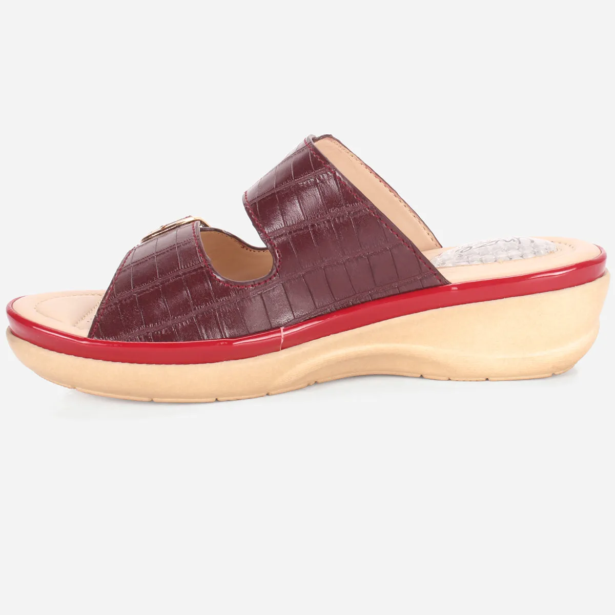 Womens "ZITOPA" Comfy Everyday Casual Wedge Slippers