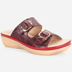Womens "ZITOPA" Comfy Everyday Casual Wedge Slippers