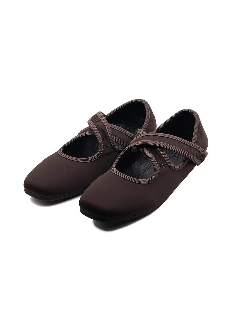 X Stretch Ballet Flat - Cacao