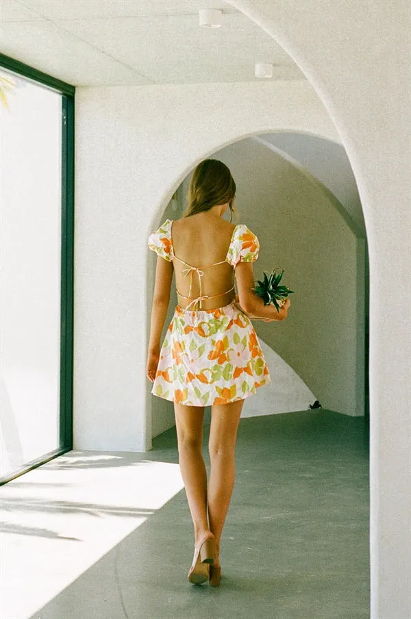 Yasmin Dress - Dusty Floral